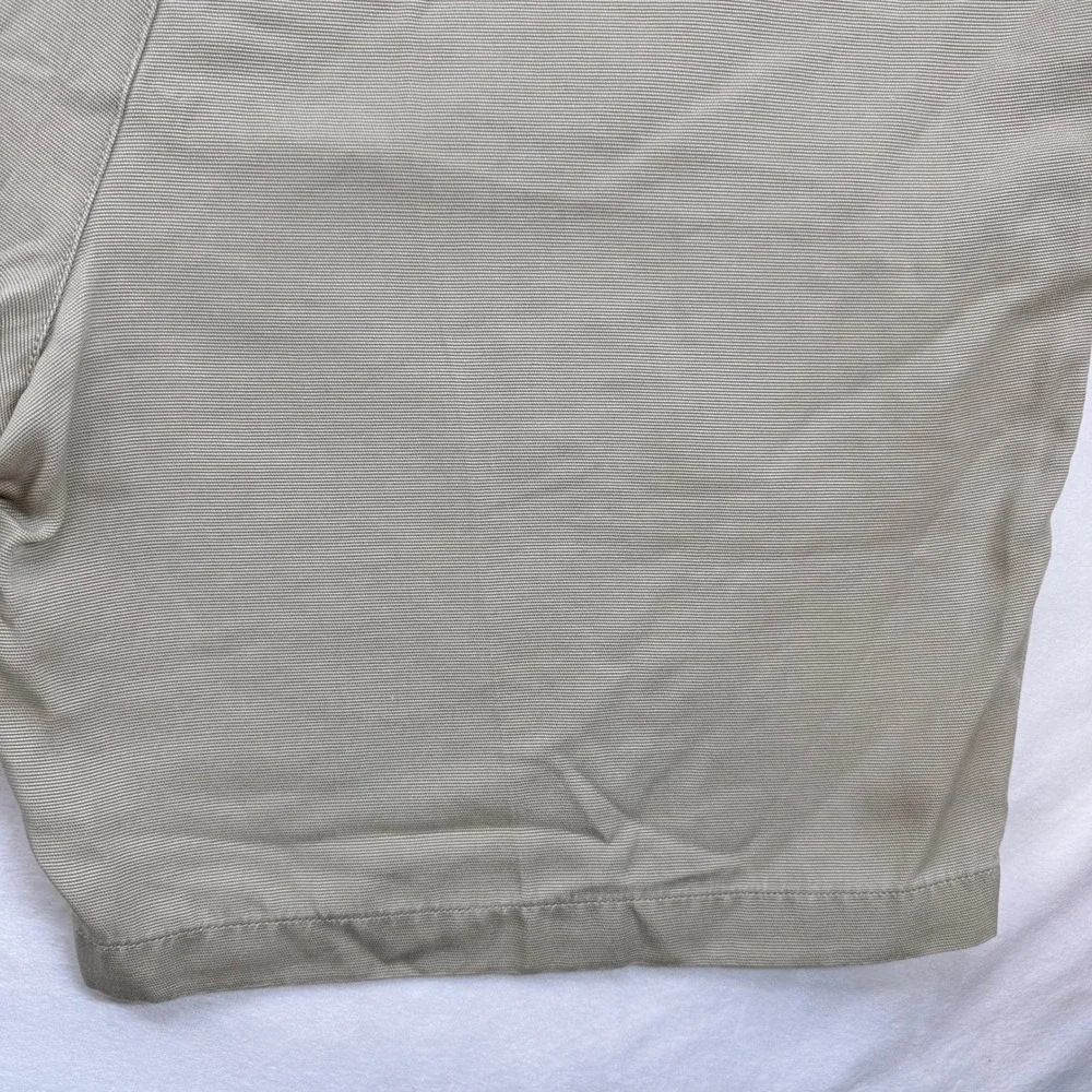 Tommy Bahama Relax Mens Khaki Tan Tencel Cotton Ribbed Shorts Size 40